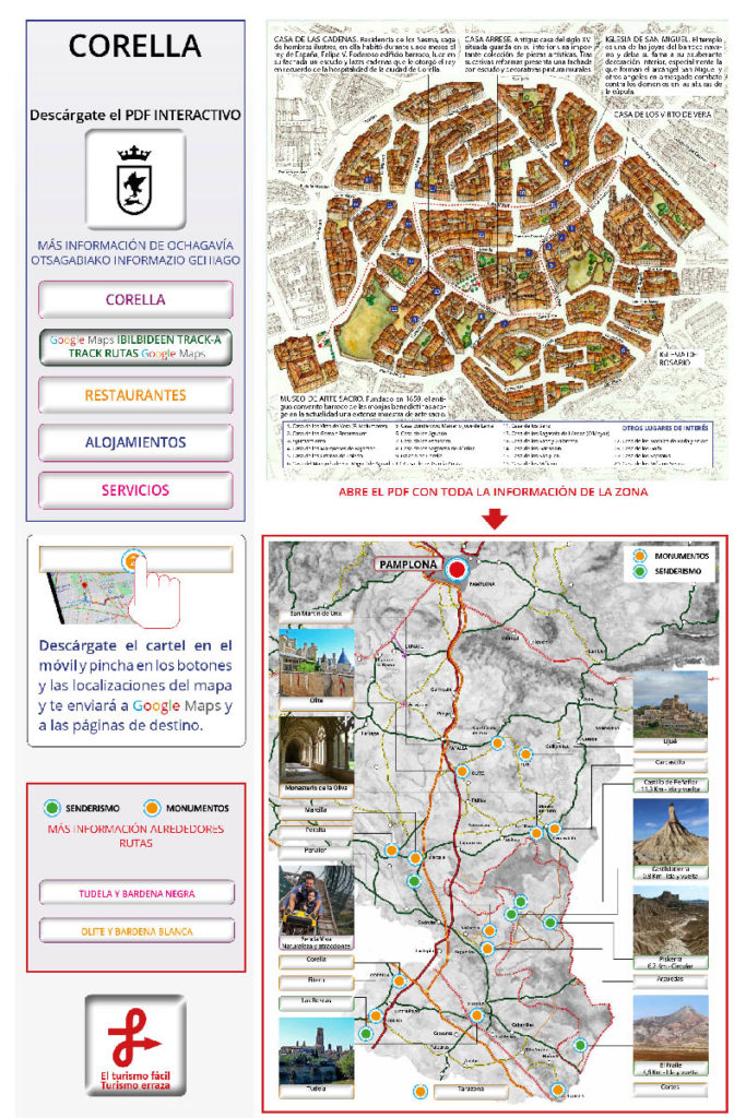 Corella, Navarra. Patrimonio arquitectura barroca. Información y visitas
