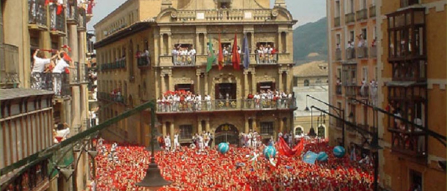 fiestas de sanfermin en Pamplona